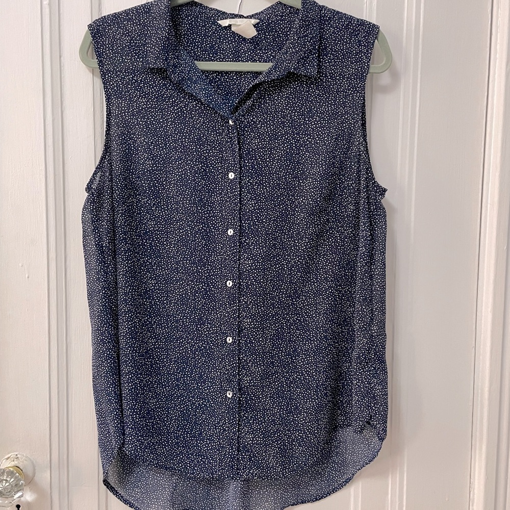 Patterned tank blouse